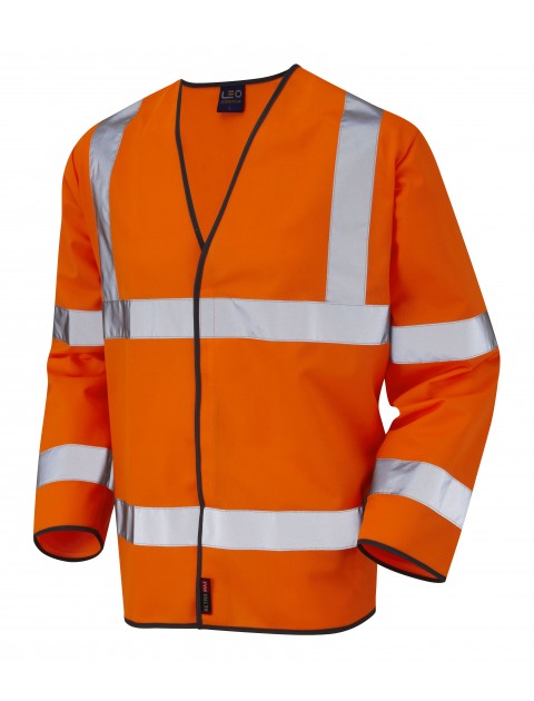 Leo Shirwell - ISO 20471 Class 3 Sleeved Waistcoat S01-O High Visibility